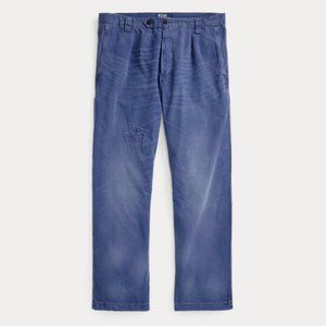RALPH LAUREN POLO Classic Fit Distressed Canvas Pant (32x32)